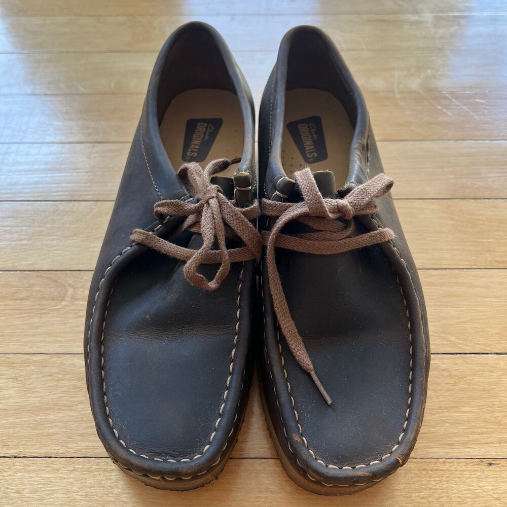 Clarks Originals Wallabees Shoes Women's Size 6.5 D Beeswax Leather